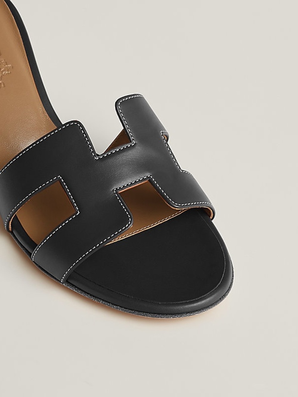 Hermes Black Oasis Sandals - Picture 2 of 4